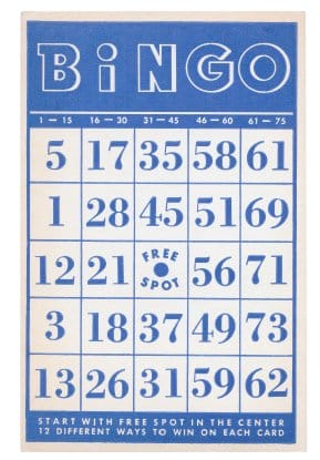 Bingo-variantene du ikke visste eksisterte